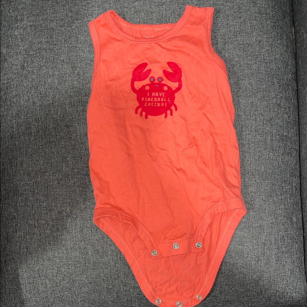 Carter's Coral Crab Bodysuit